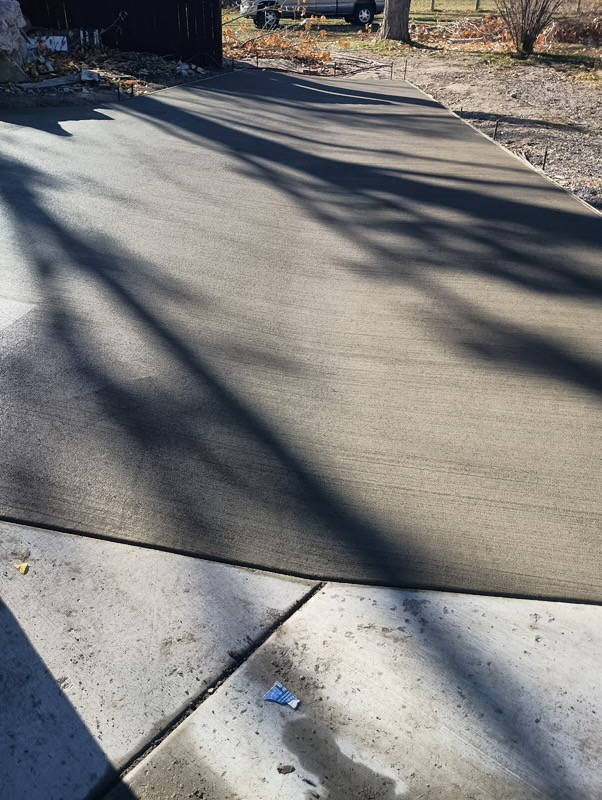 Concrete slab project in Riverton, Wyoming