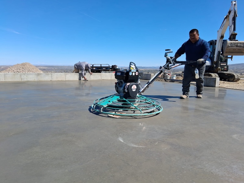 Commercial concrete project in Riverton, Wyoming